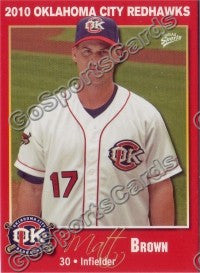 2010 Oklahoma City RedHawks Matt Brown