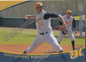2012 Montgomery Biscuits Matt Buschmann
