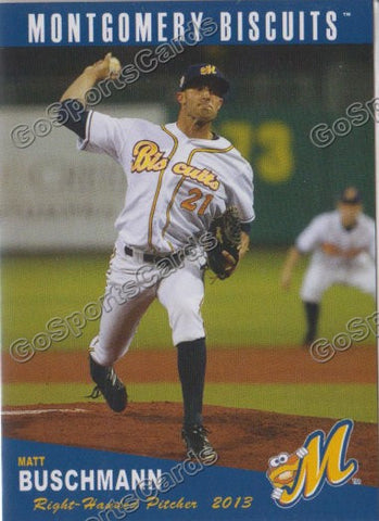 2013 Montgomery Biscuits Matt Buschmann