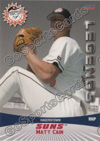 2011 Hagerstown Suns Legends Matt Cain