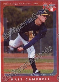 2007 Midwest League Top Prospects Matt Campbell