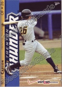 2008 Trenton Thunder Matt Carson