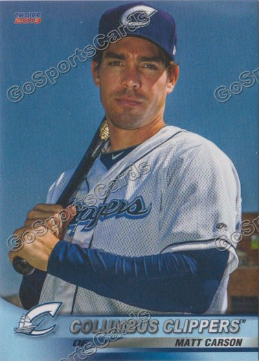 2013 Columbus Clippers Matt Carson