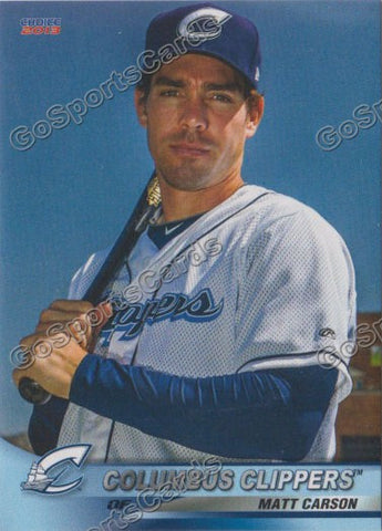 2013 Columbus Clippers Matt Carson
