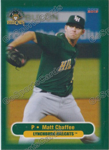 2013 Lynchburg Hillcats Matt Chaffee