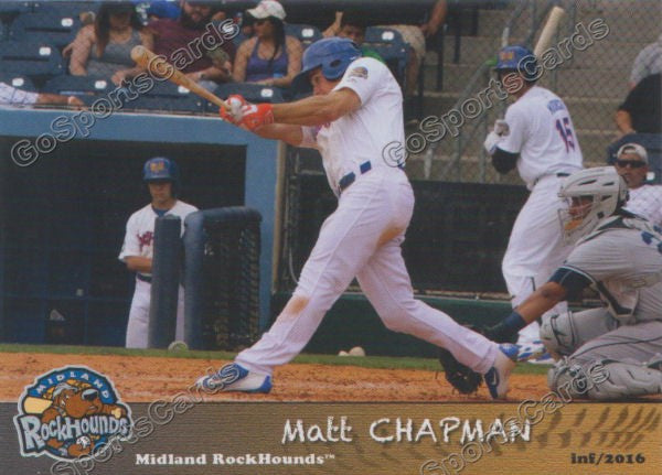 2016 Midland RockHounds Matt Chapman