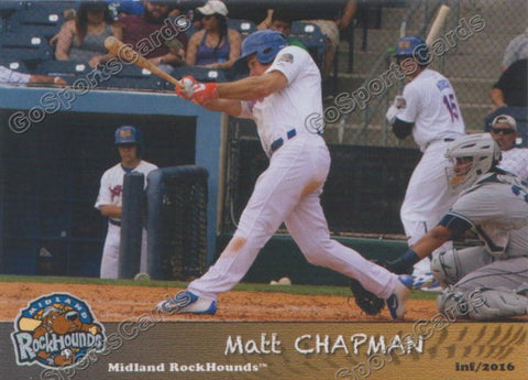 2016 Midland RockHounds Matt Chapman