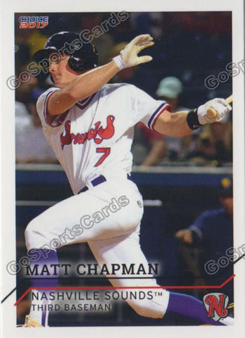 2017 Nashville Sounds Matt Chapman
