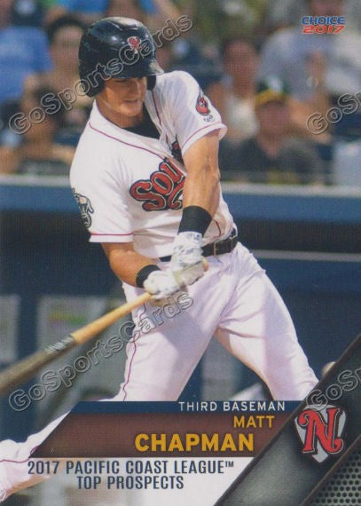 2017 Pacific Coast League Top Prospect PCL Matt Chapman
