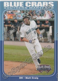 2010 Southern Maryland Blue Crabs Matt Craig