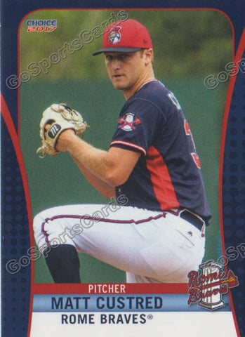 2017 Rome Braves Matt Custred