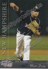 2012 New Hampshire Fisher Cats Matt Daly