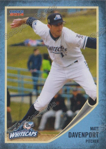 2014 West Michigan Whitecaps Matt Davenport