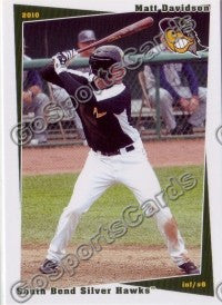 2010 South Bend Silver Hawks Matt Davidson