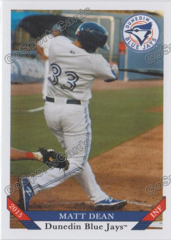 2015 Dunedin Blue Jays Matt Dean