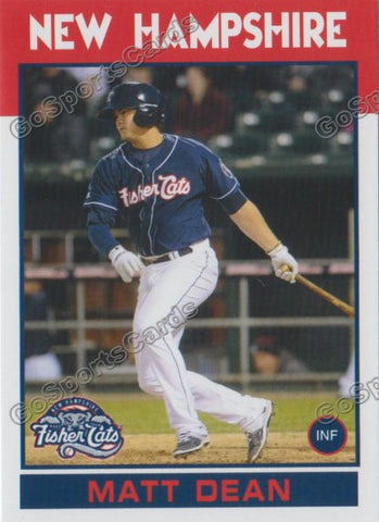 2016 New Hampshire Fisher Cats Matt Dean