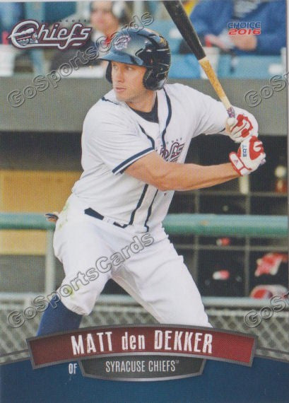 2016 Syracuse Chiefs Matt den Dekker