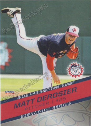 2018 Hagerstown Suns Matthew Derosier