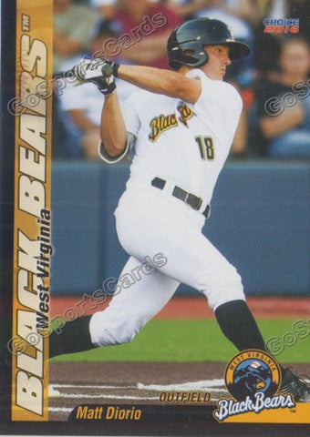 2016 West Virginia Black Bears Matt Diorio