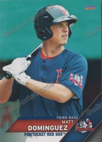 2017 Pawtucket Red Sox Matt Dominguez
