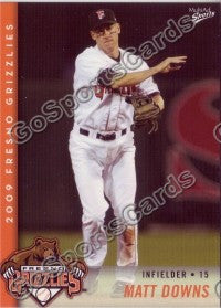 2009 Fresno Grizzlies Matt Downs