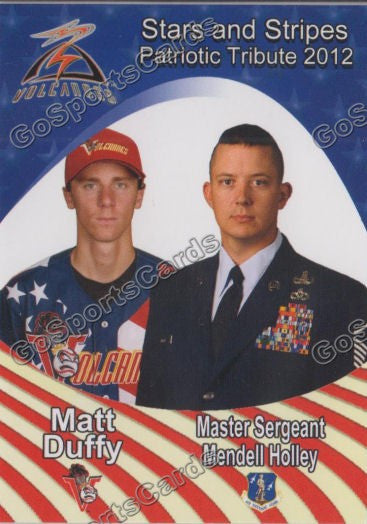 2012 Salem Keizer Volcanoes Stars and Stripes SGA Matt Duffy