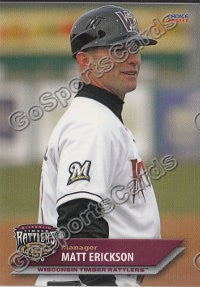 2011 Wisconsin Timber Rattlers Matt Erickson