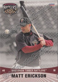2012 Wisconsin Timber Rattlers Matt Erickson