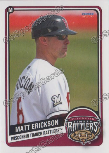 2013 Wisconsin Timber Rattlers Matt Erickson