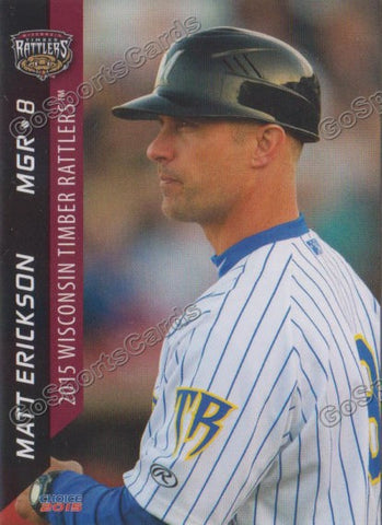 2015 Wisconsin Timber Rattlers Matt Erickson