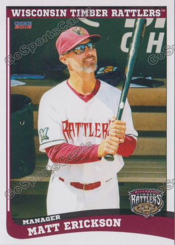 2016 Wisconsin Timber Rattlers Matt Erickson