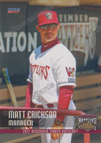 2017 Wisconsin Timber Rattlers Matt Erickson