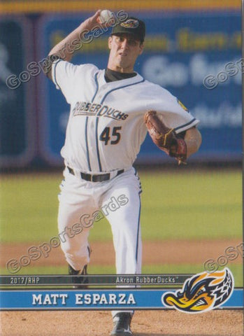 2017 Akron RubberDucks Matt Esparza