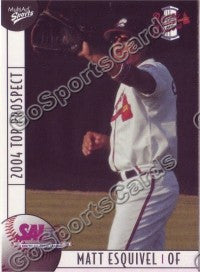 2004 South Atlantic League SAL Top Matt Esquivel
