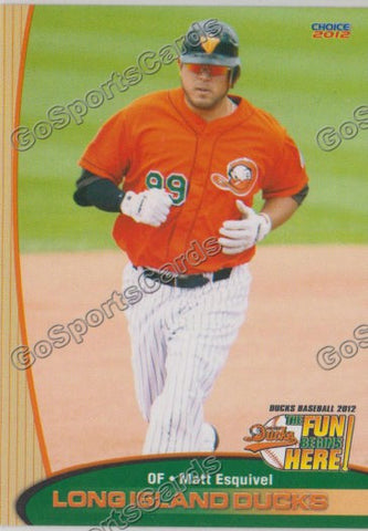 2012 Long Island Ducks Matt Esquivel