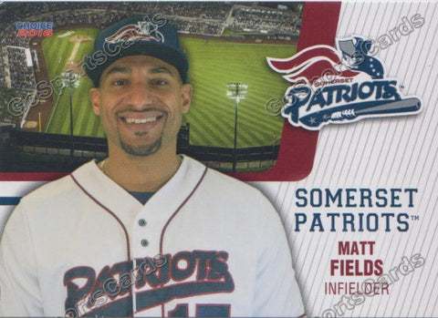 2016 Somerset Patriots Matt Fields