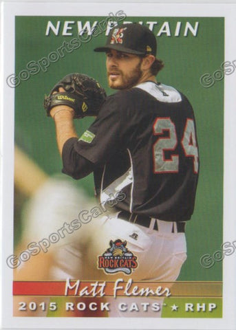 2015 New Britain Rock Cats Matt Flemer