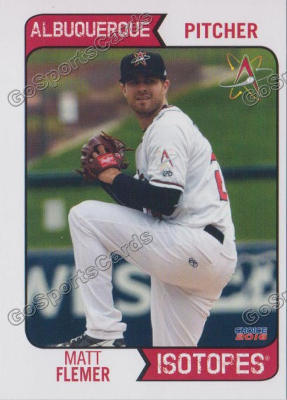 2016 Albuquerque Isotopes Matt Flemer