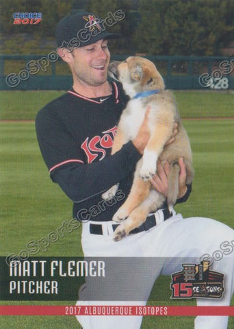 2017 Albuquerque Isotopes Matt Flemer