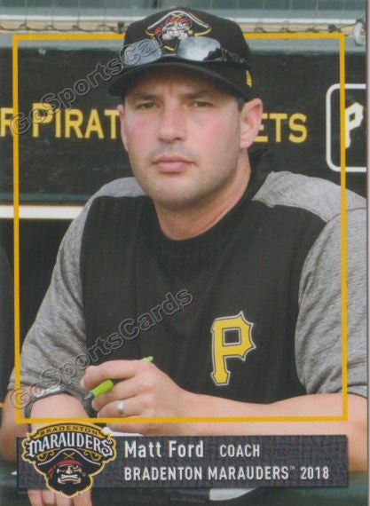 2018 Bradenton Marauders Matt Ford