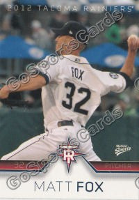 2012 Tacoma Rainiers Matt Fox
