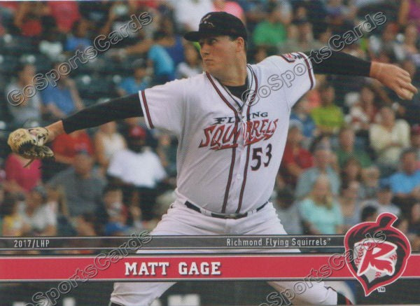 2017 Richmond Flying Squirrels Matt Gage