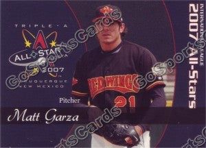2007 International League All Star Choice Matt Garza