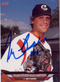 Matt German 2007 Williamsport Crosscutters (Autograph)