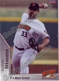 2008 Buffalo Bisons Matt Ginter