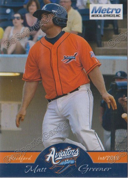 2013 Rockford Aviators Matt Greener