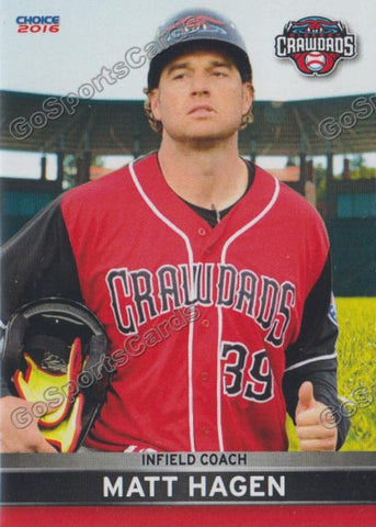 2016 Hickory Crawdads Matt Hagen