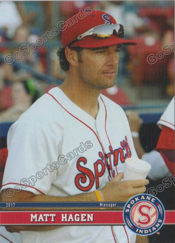 2017 Spokane Indians Matt Hagen