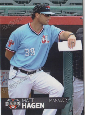 2018 Hickory Crawdads 2nd Matt Hagen