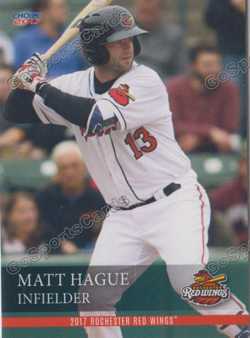 2017 Rochester Red Wings Matt Hague